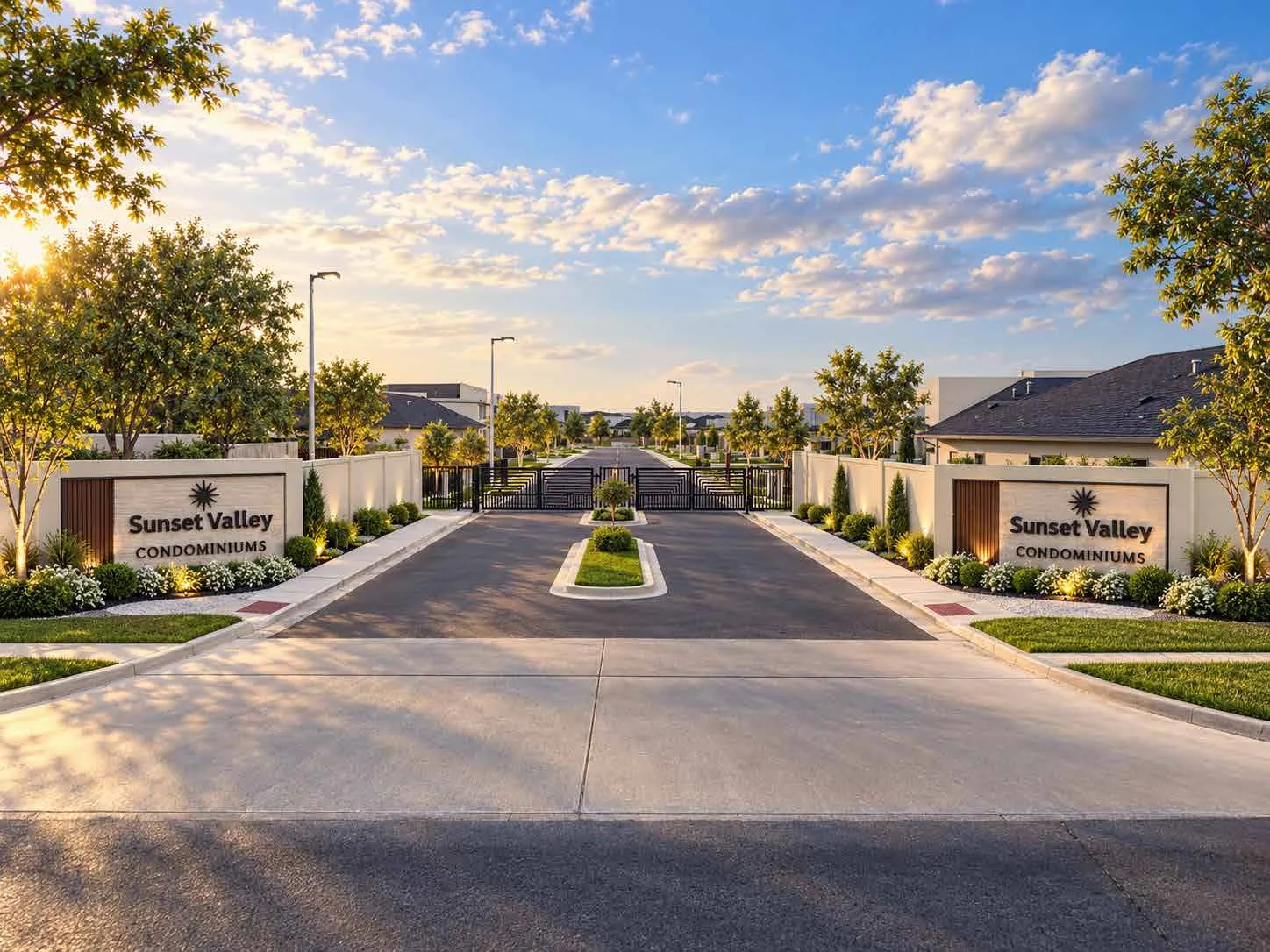 Acceso a la comunidad Sunset Valley