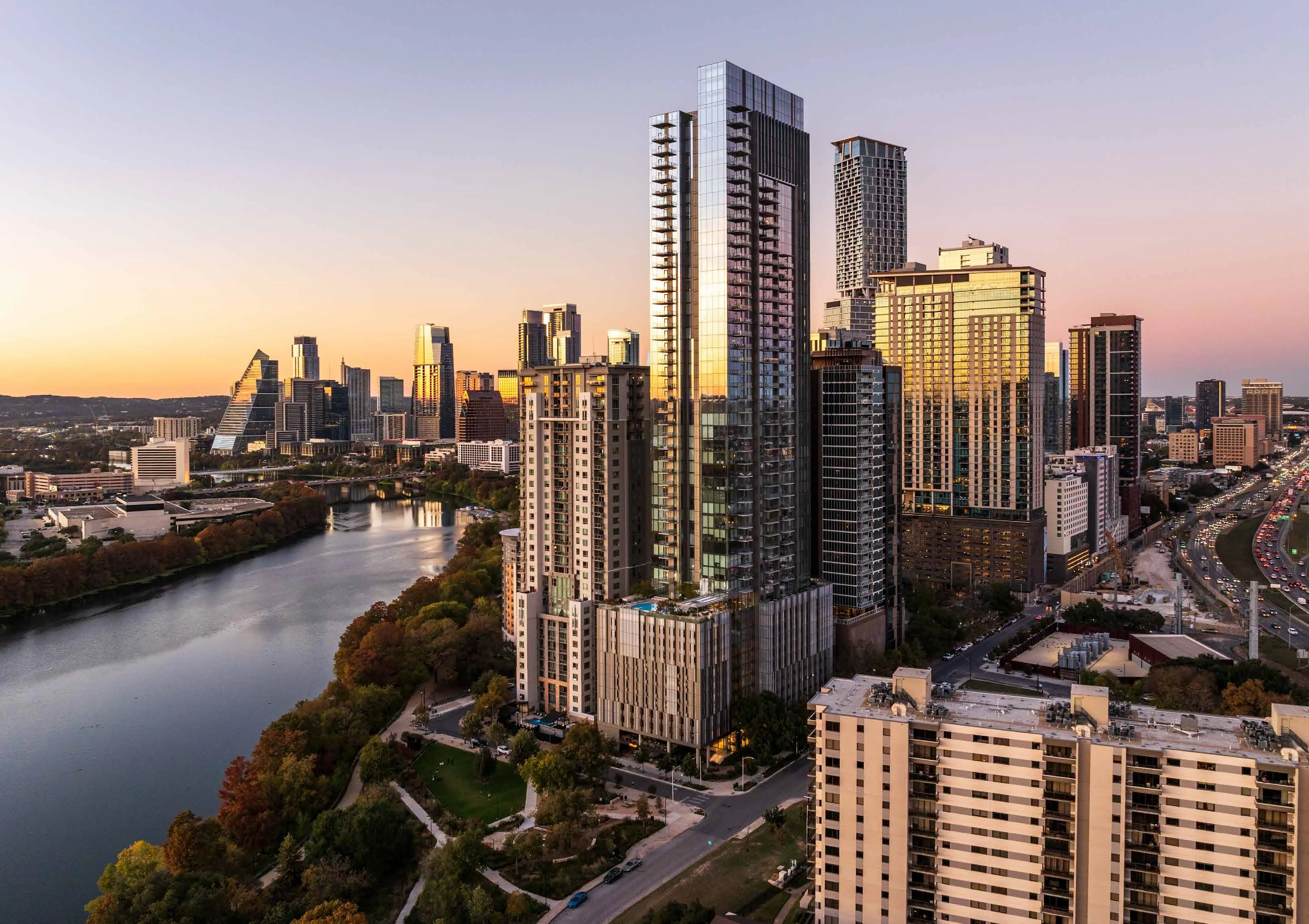 Vista de la ciudad de Austin, Texas