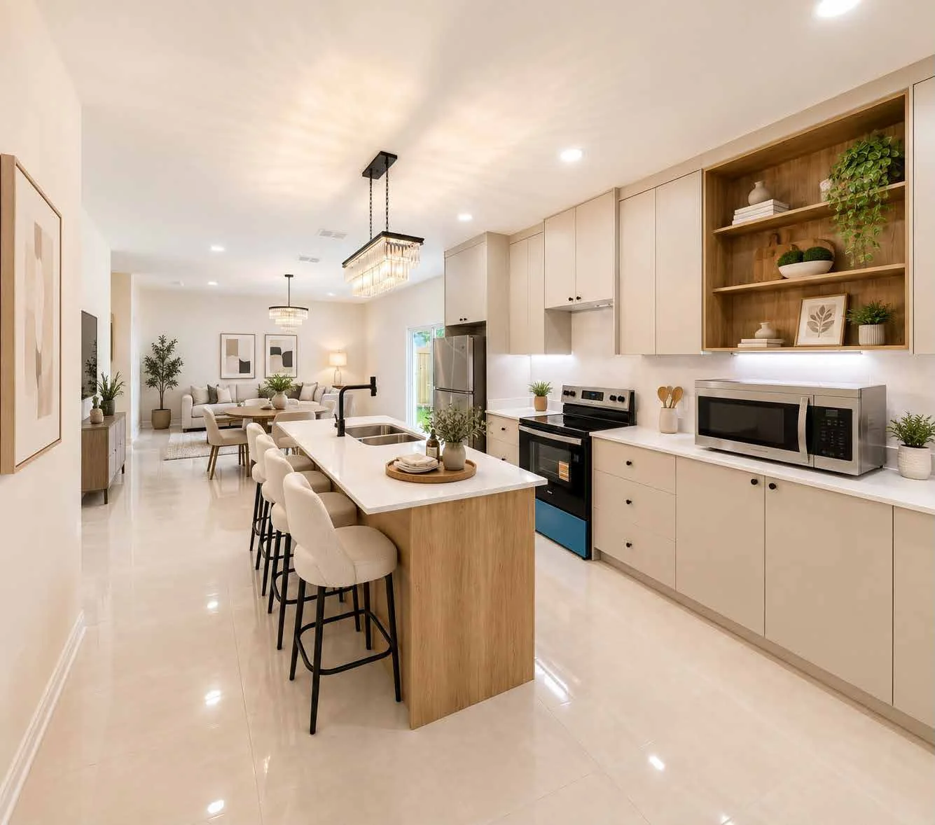Cocina del modelo Townhouse